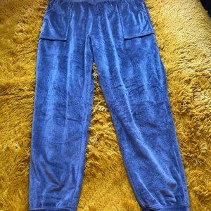 Grey Velour Lounge Pants